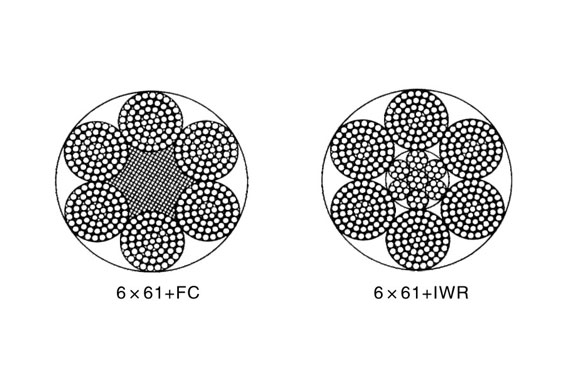 6×61圆股钢丝绳